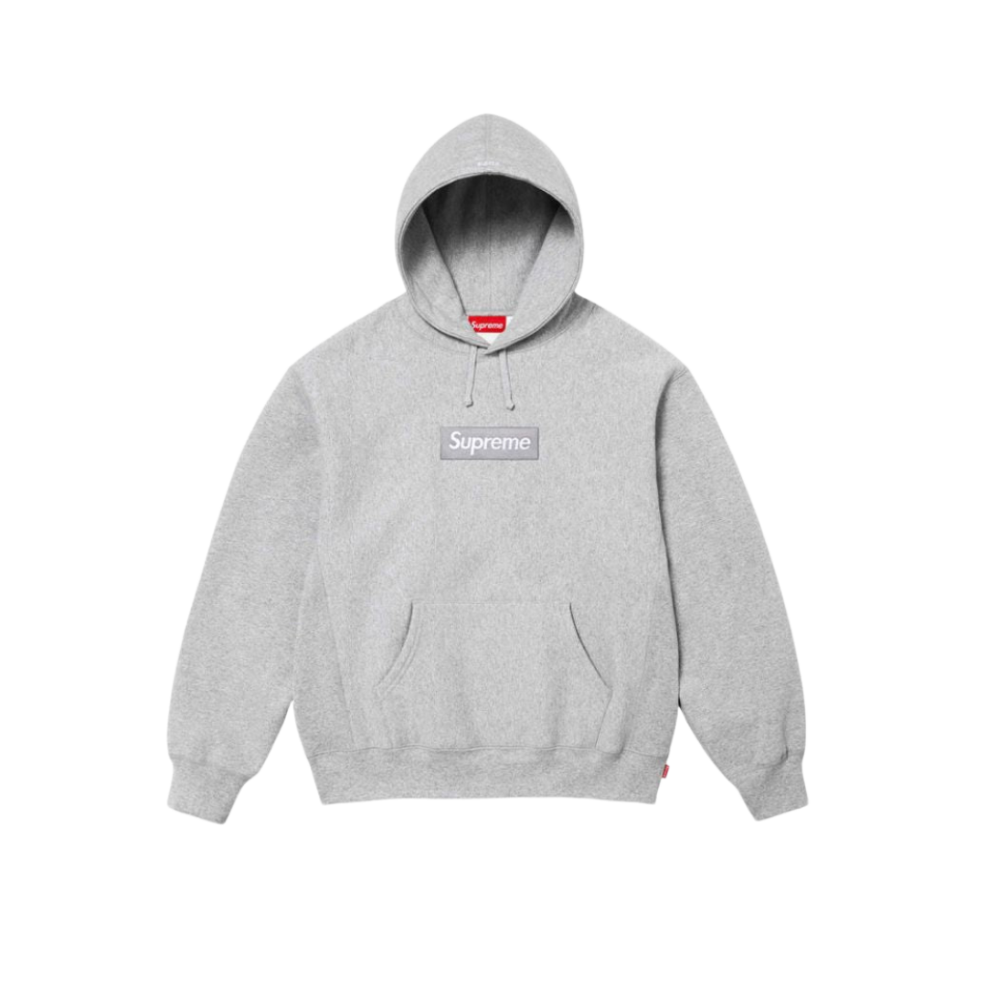 Supreme Box Logo Hooded Sweatshirt (FW24) Heather Grey